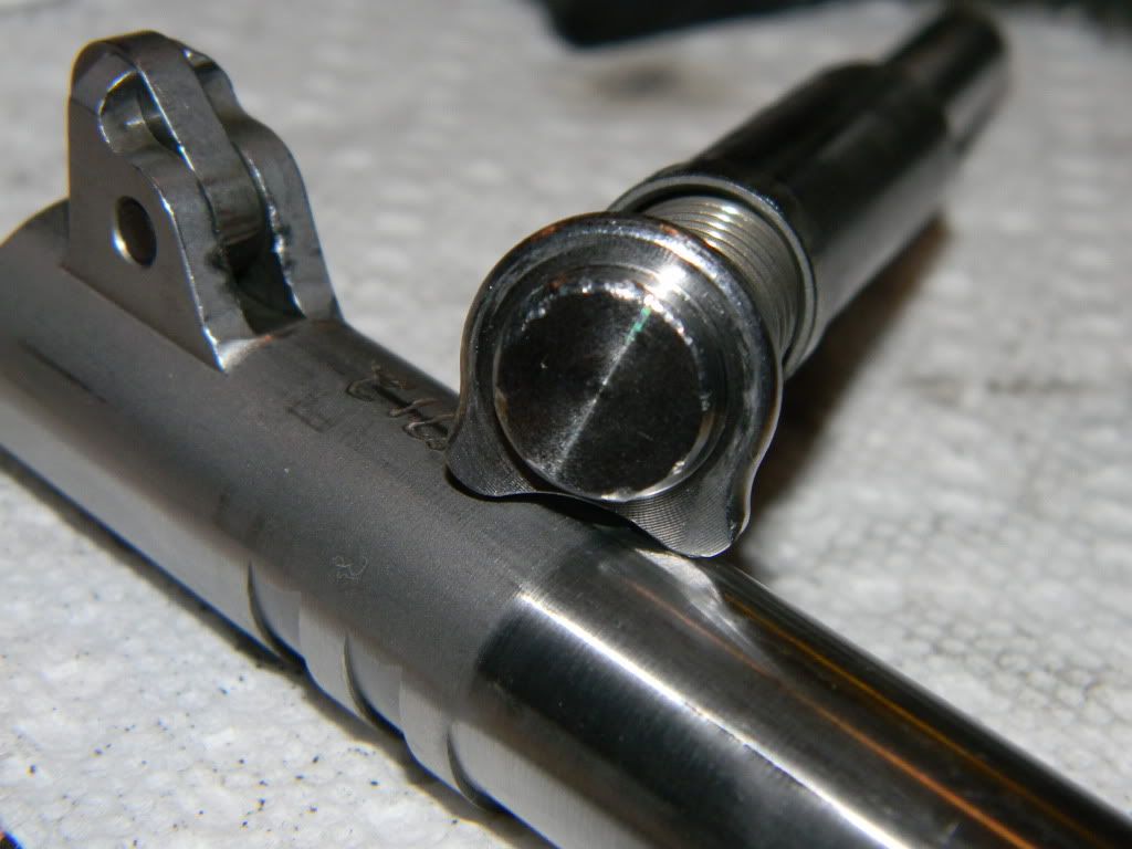 1911 Barrel and guide rod damage? Help